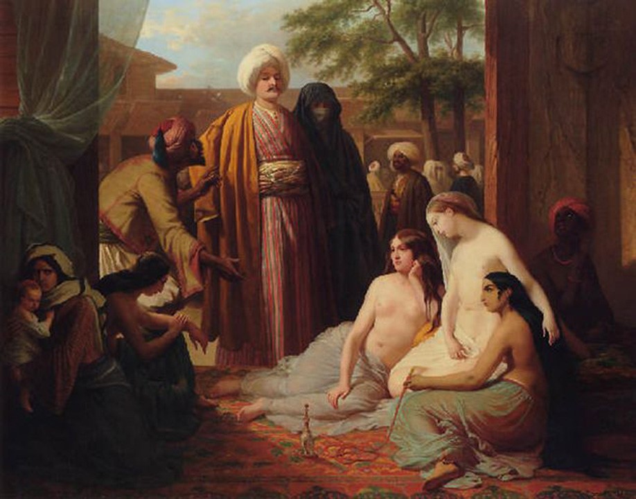 Francesco Gonin_1852_At the slave market.jpg